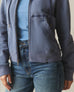 Women's Vintage Wash Relaxed Classic Full Zip 2.0 - True Navy